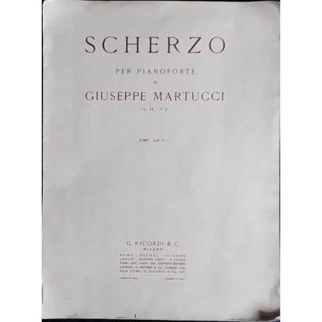 Scherzo per pianoforte