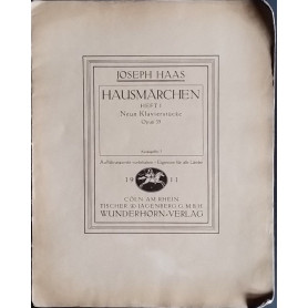 Hausmarchen heft I. Neun Klavierstucke
