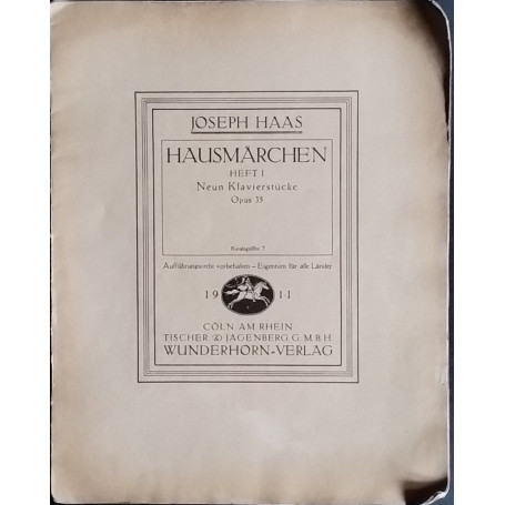 Hausmarchen heft I. Neun Klavierstucke