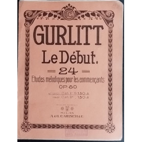 Le Debut 24. Etudes melodiques pour les commencants