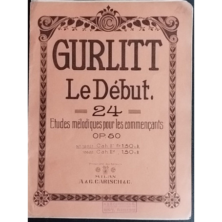 Le Debut 24. Etudes melodiques pour les commencants