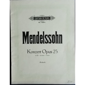 Konzert Opus 25. G minor
