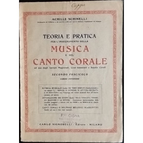 Teoria e pratica per l'insegnamento della musica e del canto corale. Secondo fascicolo