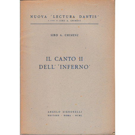 Il canto II dell'Inferno