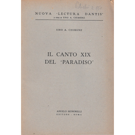 Il canto XIX del Paradiso