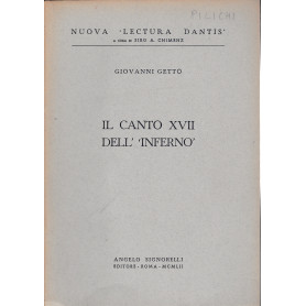 Il canto XVII dell'Inferno