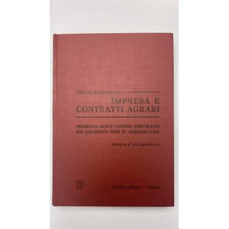 Impresa e contratti agrari