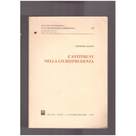 L'Antitrust nella giurisprudenza