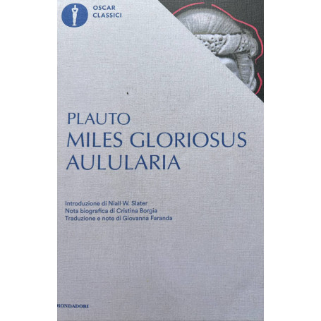 Aulularia-Miles gloriosus. Testo latino a fronte