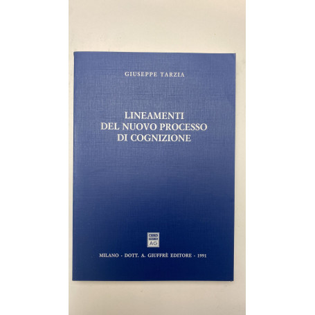 Lineamenti del nuovo processo di cognizione