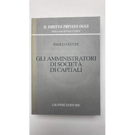 Gli amministratori di società di capitali