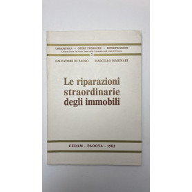 Le riparazioni straordinarie degli immobili