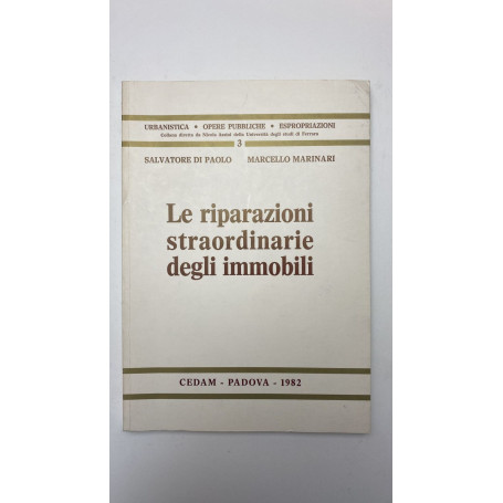 Le riparazioni straordinarie degli immobili