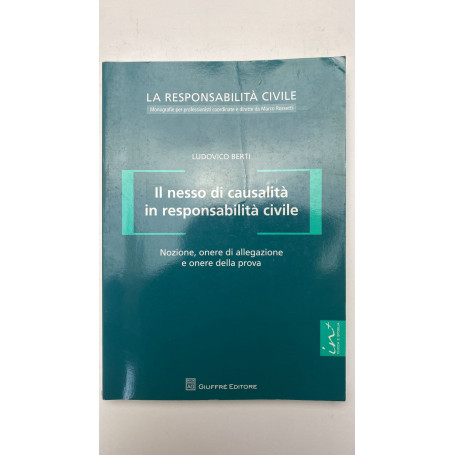 Nesso di causalità in responsabilità civile