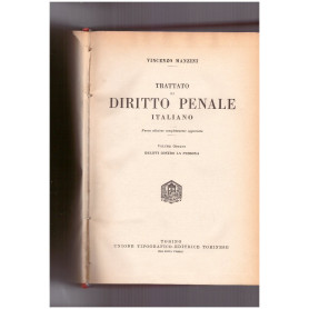 Trattato di diritto penale italiano Volume Ottavo