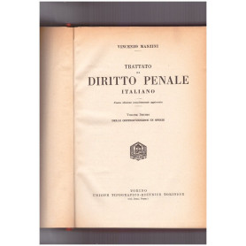 Trattato di diritto penale italiano Volume Decimo