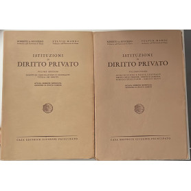 Istituzioni di diritto privato Vol.I-II
