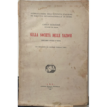 Sulla societa' delle nazioni