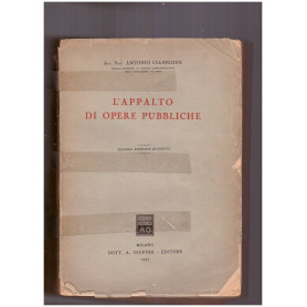 L'appalto di opere pubbliche