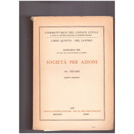 Società per azioni Libro Quinto Art. 2325-2461