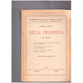 Della Proprietà Libro terzo Art. 810-956