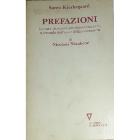 Prefazioni. Lettura ricreativa per determinati ceti a seconda dell'ora e della circostanza