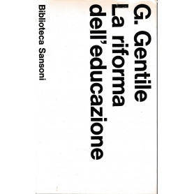 La riforma dell'educazione.
