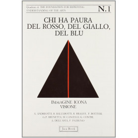 Chi ha paura del rosso del giallo del blu. Immagine icona visione