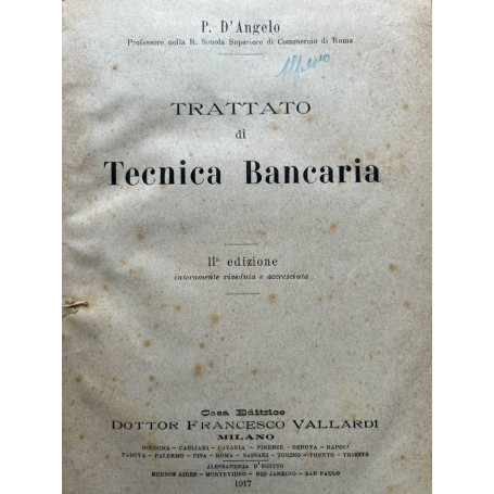 Trattato di tecnica bancaria