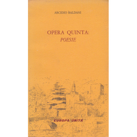 Opera quinta: Poesie