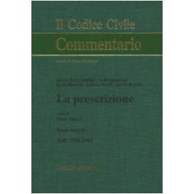 La prescrizione. Artt. 2941-2963 (Vol. 2)