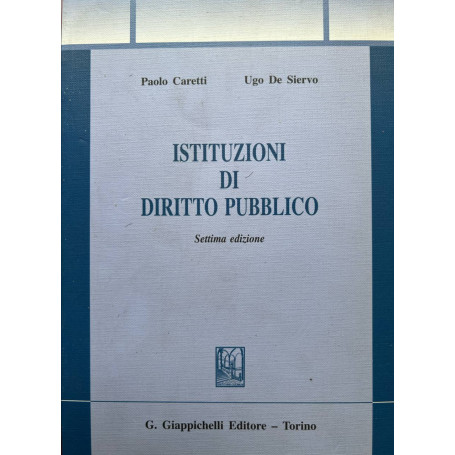 Istituzioni di diritto pubblico