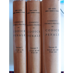 Commento teorico - pratico del codice penale (3 Vol. )