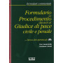 Formulario del procedimento davanti al giudice di pace civile e penale
