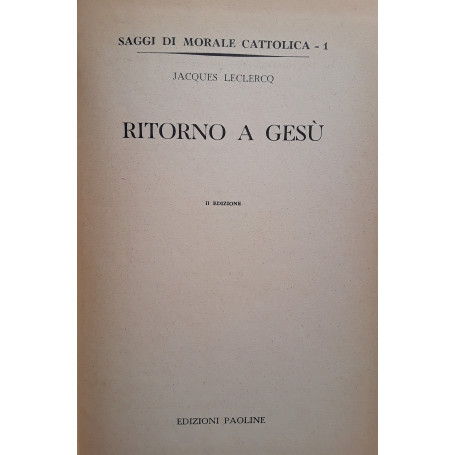 Ritorno a Gesà¹