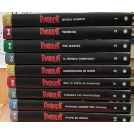 Serie Diabolik Eroi di Panorama a colori - n. 9 volumi