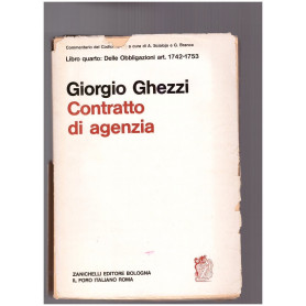 Contratto di agenzia Libro Quarto: Delle Obbligazioni art. 1742-1753