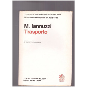 Trasporto Libro Quarto: Obbligazioni art. 1678-1702