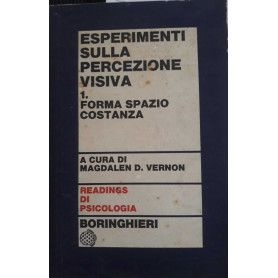 Esperimenti sulla percezione visiva 1