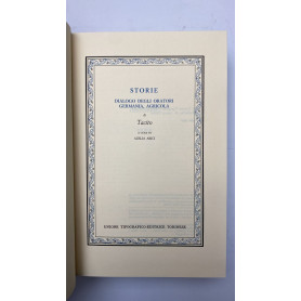 Storie. Dialogo degli oratori. Germania Agricola