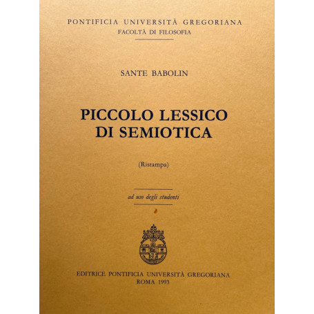 Piccolo lessico di semiotica