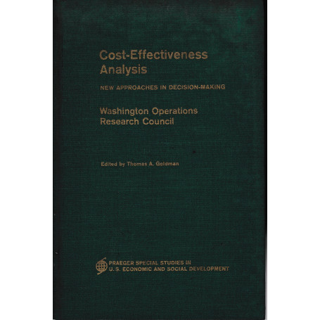 Cost-effectiveness Analysis. New approaches in decision-making