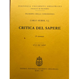 Critica del sapere