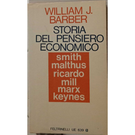 Storia del pensiero economico.