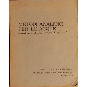 Metodi analitici per le acque