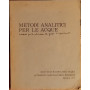 Metodi analitici per le acque