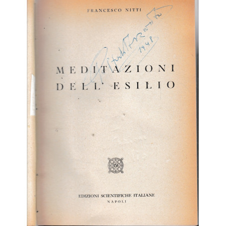 Meditazioni dell'esilio