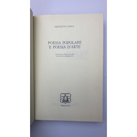 Poesia popolare e poesia d'arte
