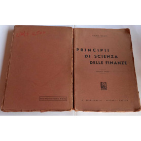 Principii di scienza delle finanze. Volume primo
