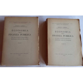 Economia della finanza pubblica. Volume I II